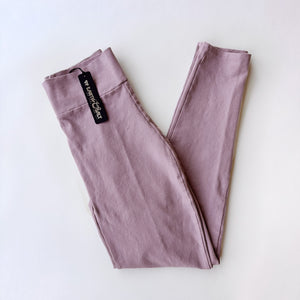 Hand-Dyed Leggings || Suede Pink