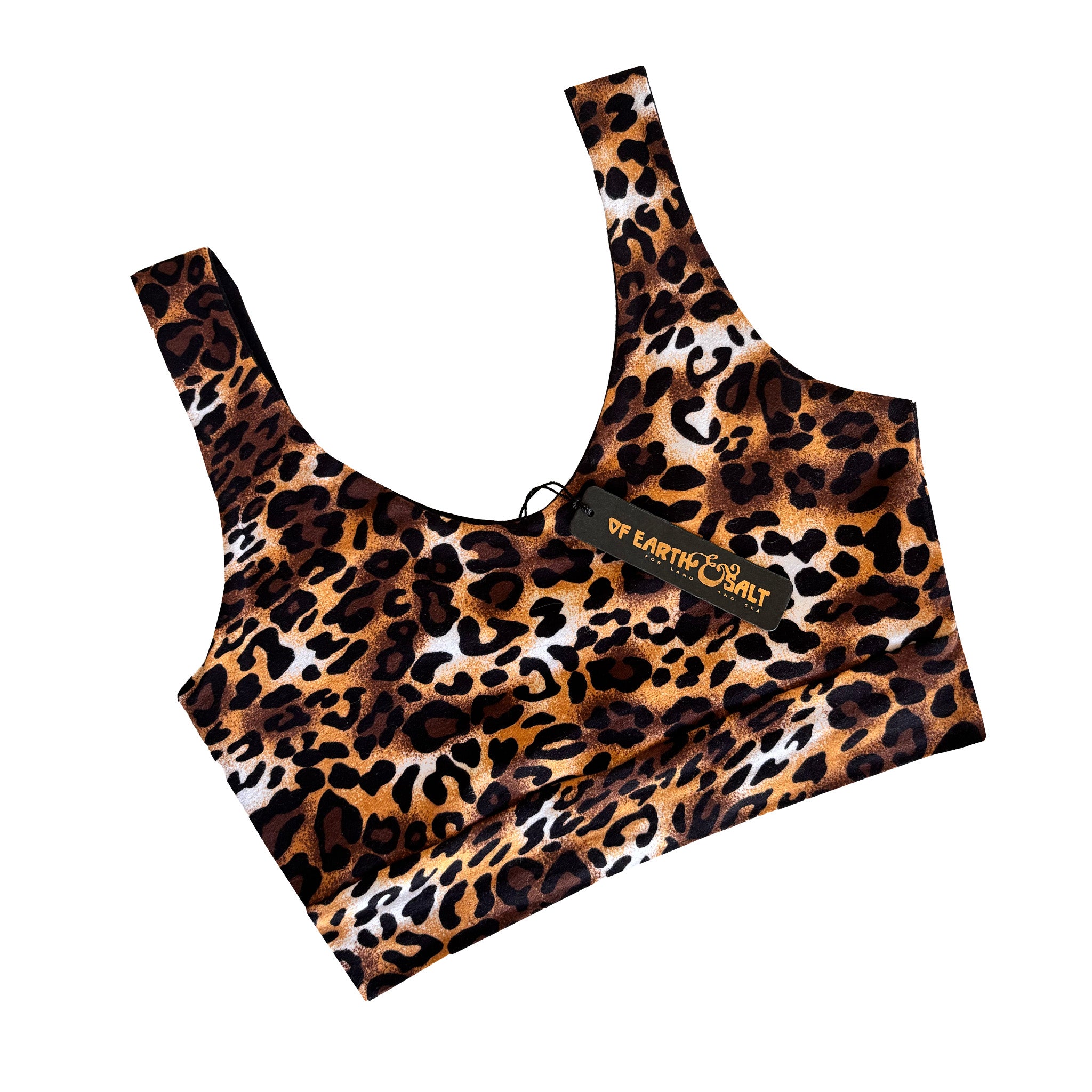 ジャザサイズ FOIL leopard bra top Crop Tank || Leopard – Of Earth & Salt