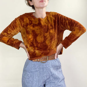 Velour Raglan Sweatshirt || Goldie Spice