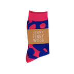 Crew Socks || Dottie || Blue Raspberry