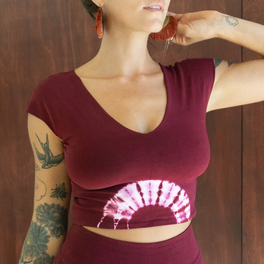 Maya Top || Sunrise || Red Wine