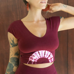 Maya Top || Sunrise || Red Wine