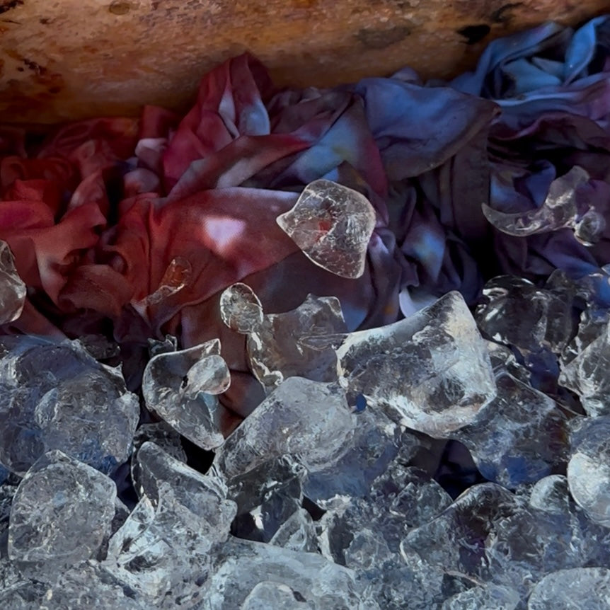 Hand-Dyed Scarf || Ocean Jasper