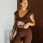 Maya Top || Sunrise || Chestnut