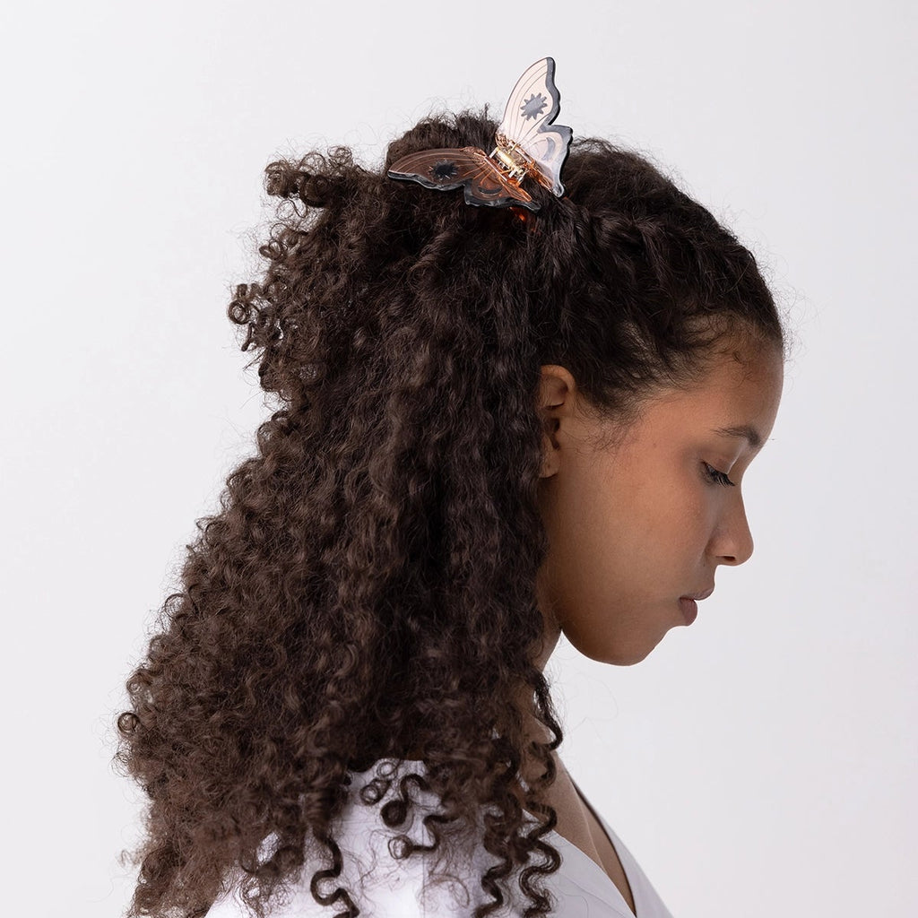 Monarch Butterfly Acetate Hair Claw