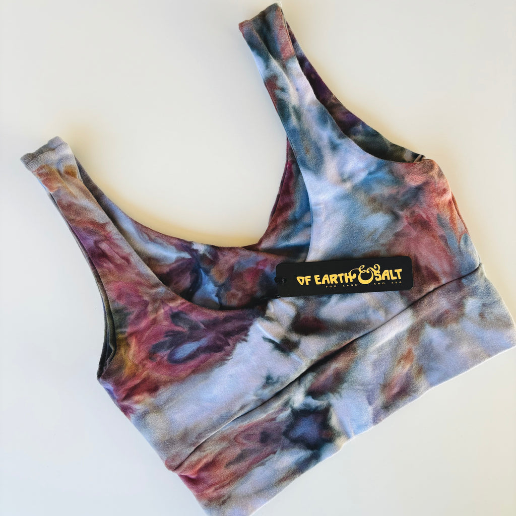 Crop Tank || Ice Dye || Ocean Jasper