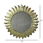 Starburst Brass Antique Mirror