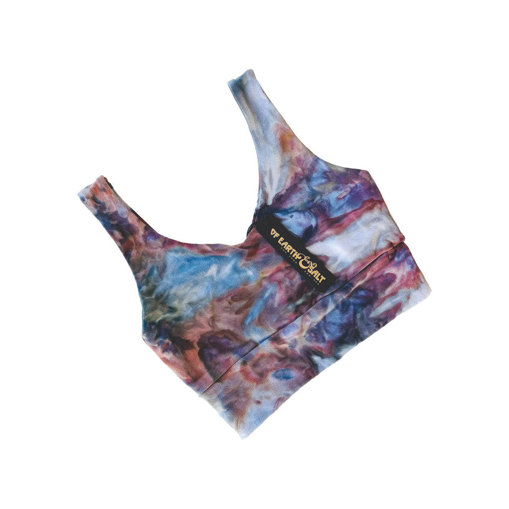 Crop Tank || Ice Dye || Ocean Jasper