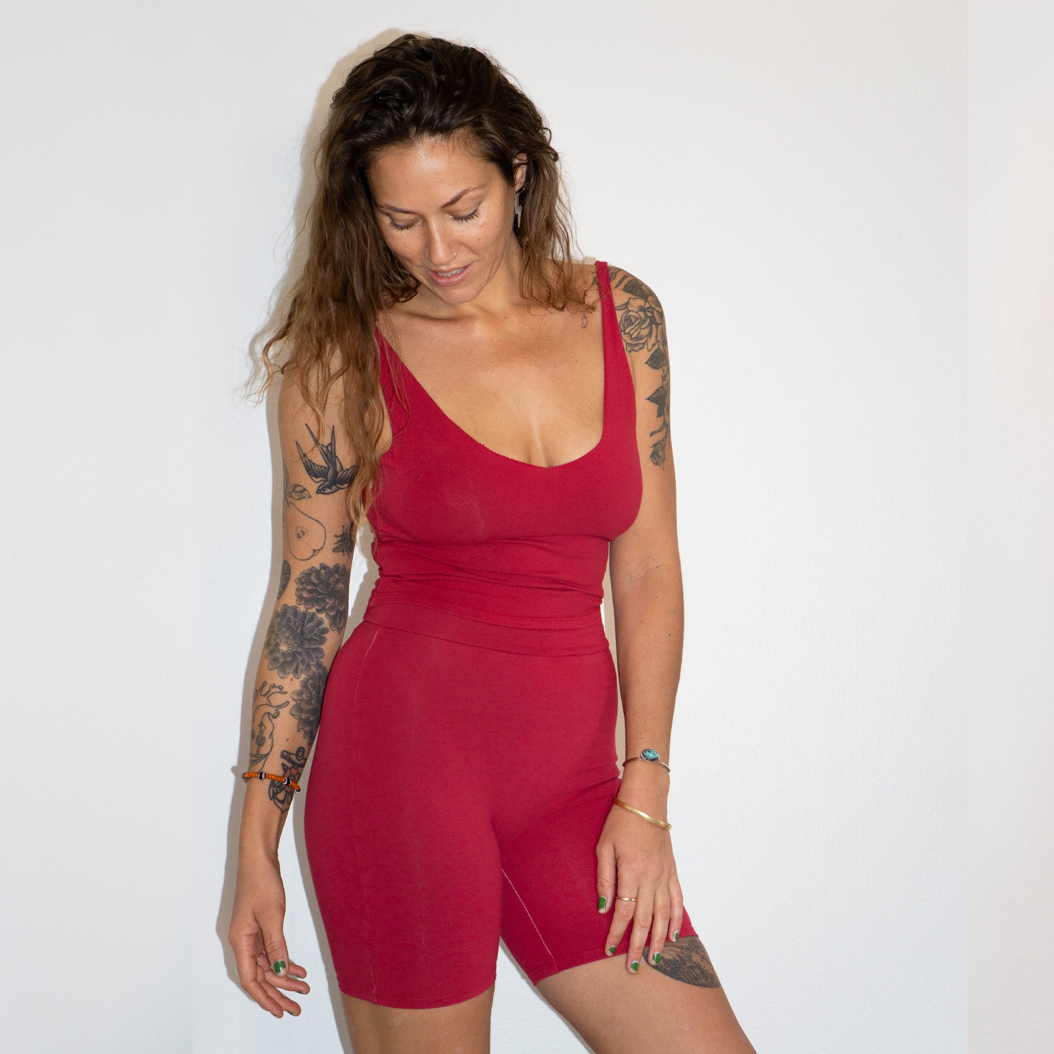 Bike Short || Kiss Red || FINAL SALE