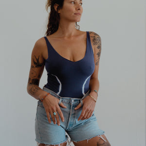Sola Onesie || Circles || Lapis