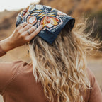 Hand-Printed Cotton Bandana