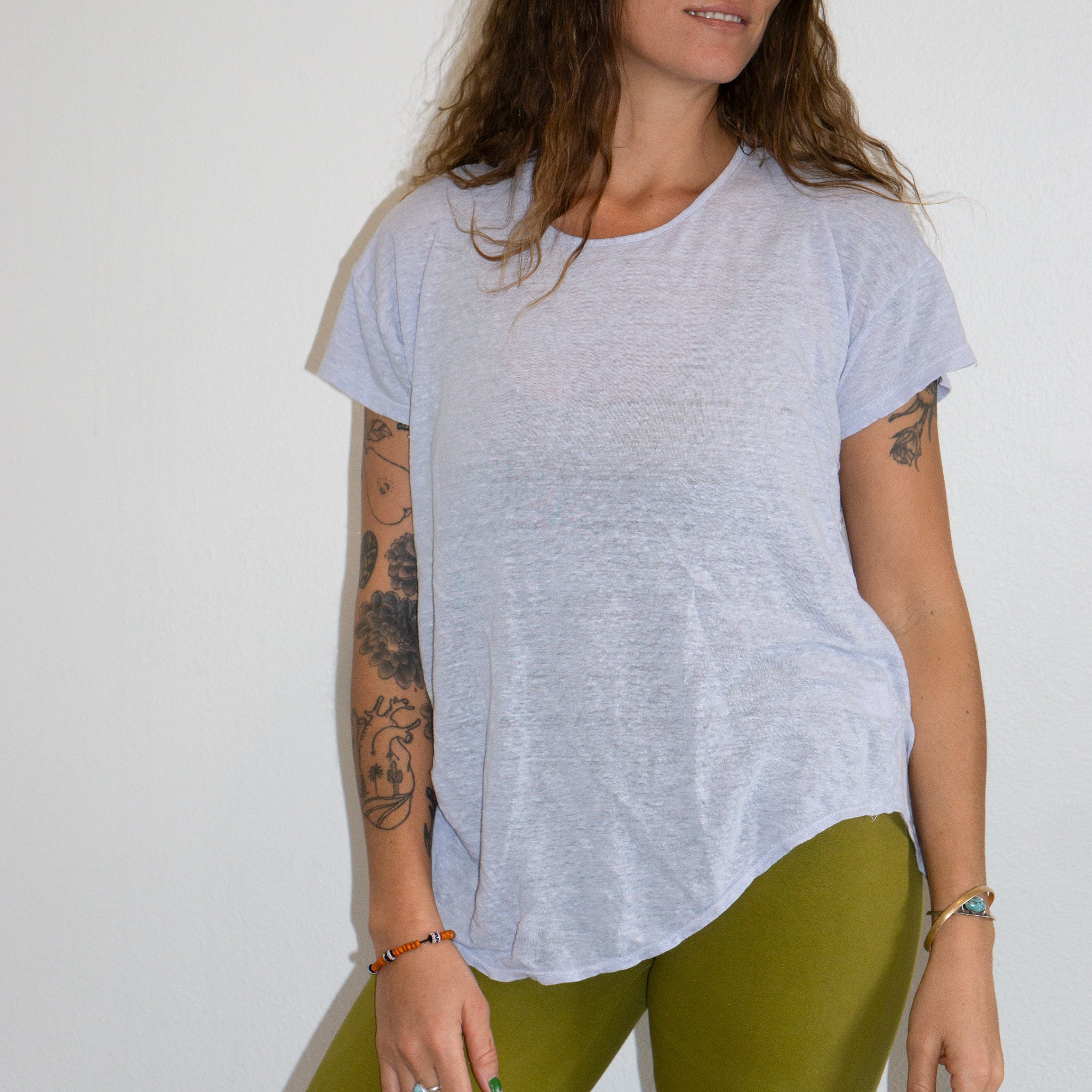 Zoe Top || Linen Jersey || Washed Lilac