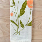 California Poppy Tea Towel