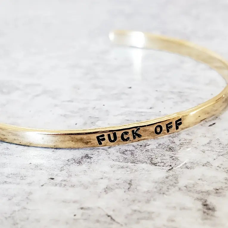 Adjustable Cuff  || Fuck Off