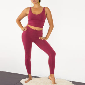 Hand-Dyed Leggings || Currant
