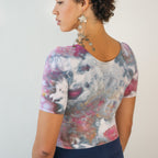 Ballet Top || Ice Dye || Ocean Jasper