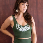 Crop Tank || Urchin || Eastern Olive