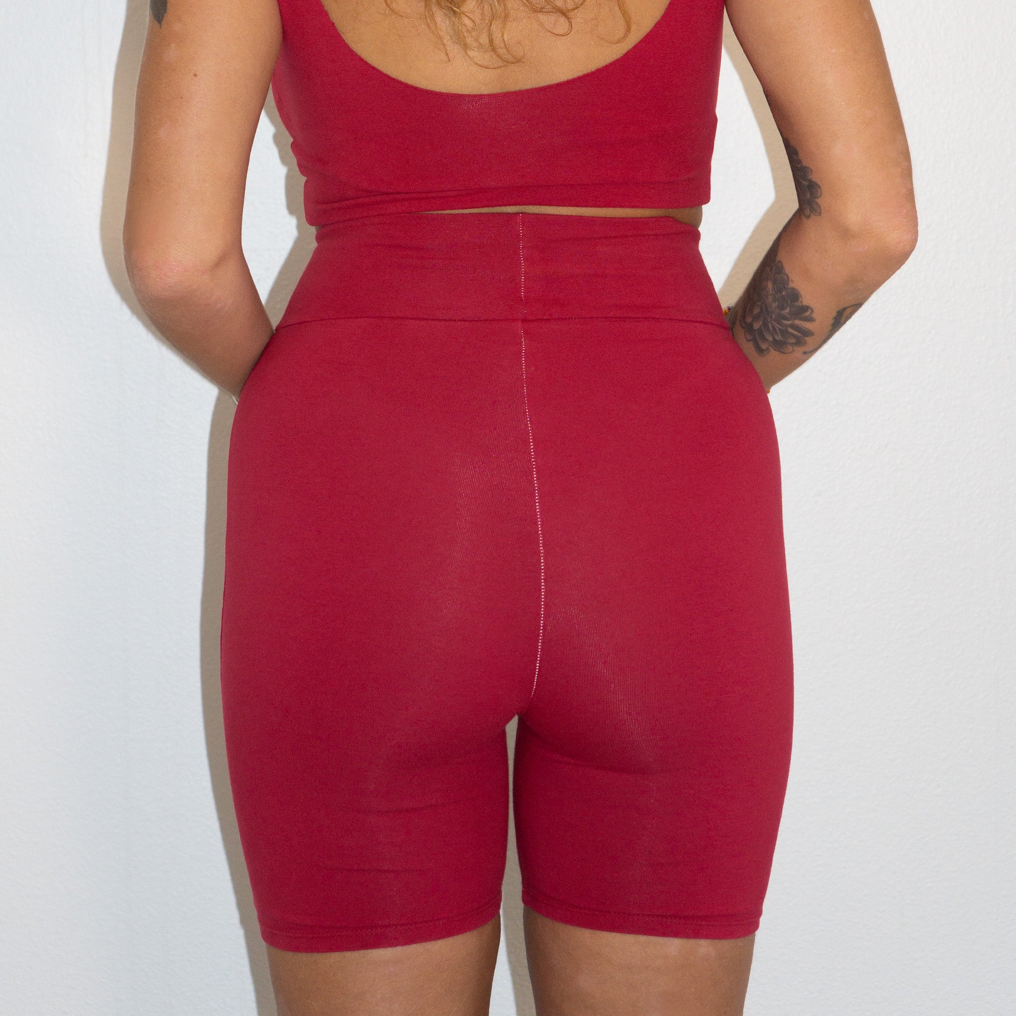 Bike Short || Kiss Red