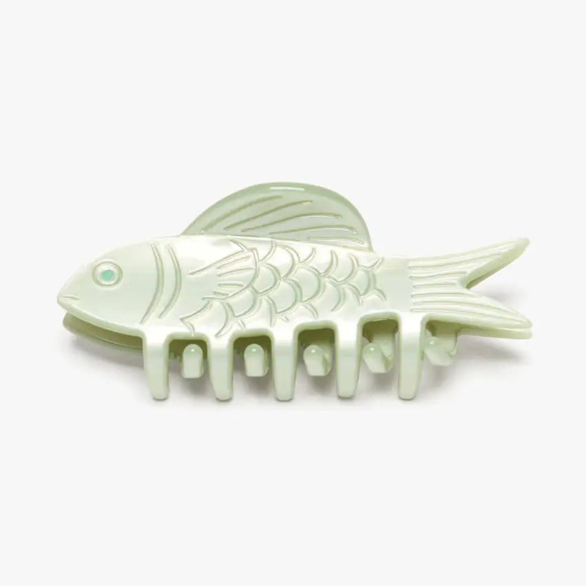 Jade Fish Mini Acetate Hair Claw
