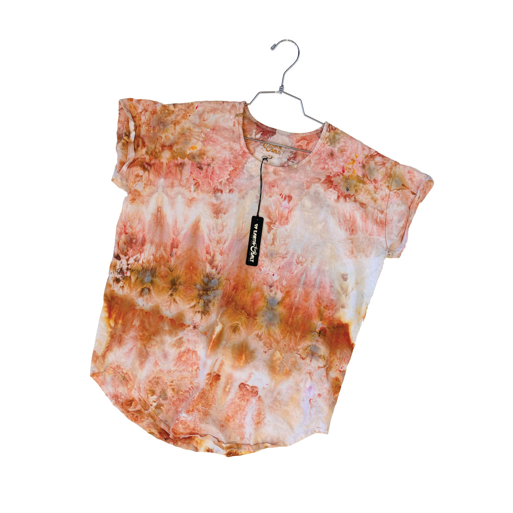 Organic Cotton Drop Hem || Ice Dye || Limestone || FINAL SALE