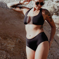 Strange Bikinis || Ranger Top  || Black