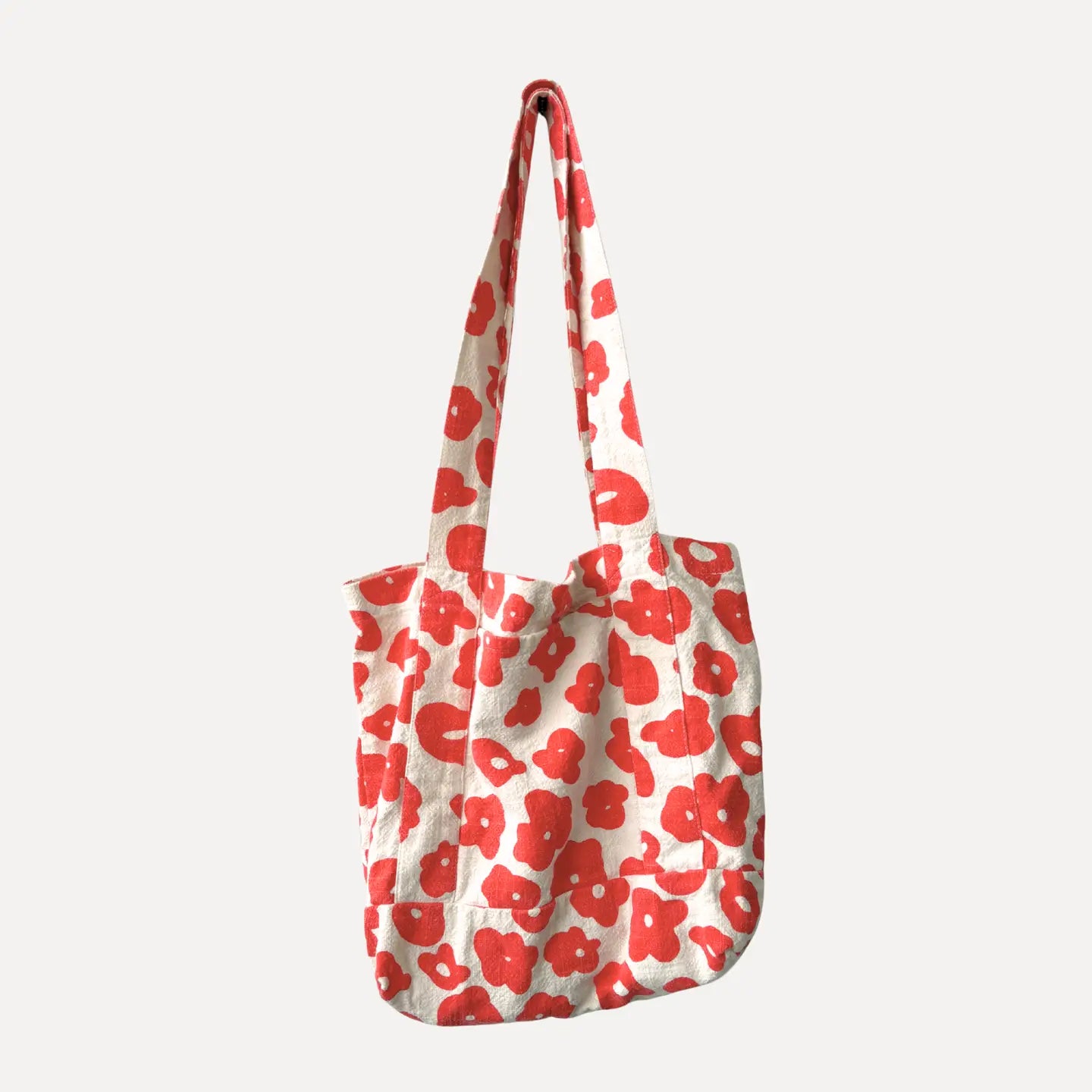 Medium Sloppy Tote || Celeste || Saffron and Cream