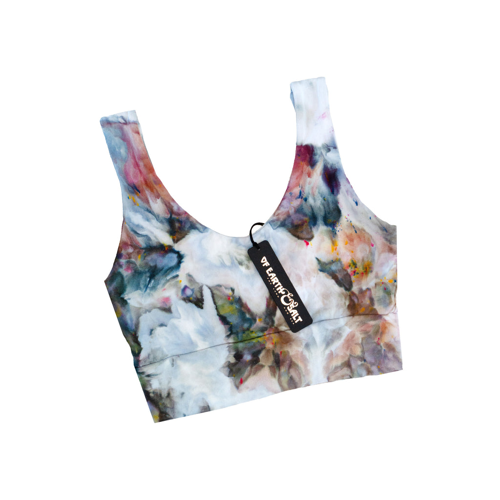 Crop Tank || Ice Dye || Ocean Jasper || FINAL SALE
