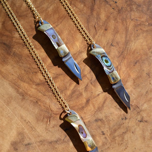 Mini Pocket Knife Necklace