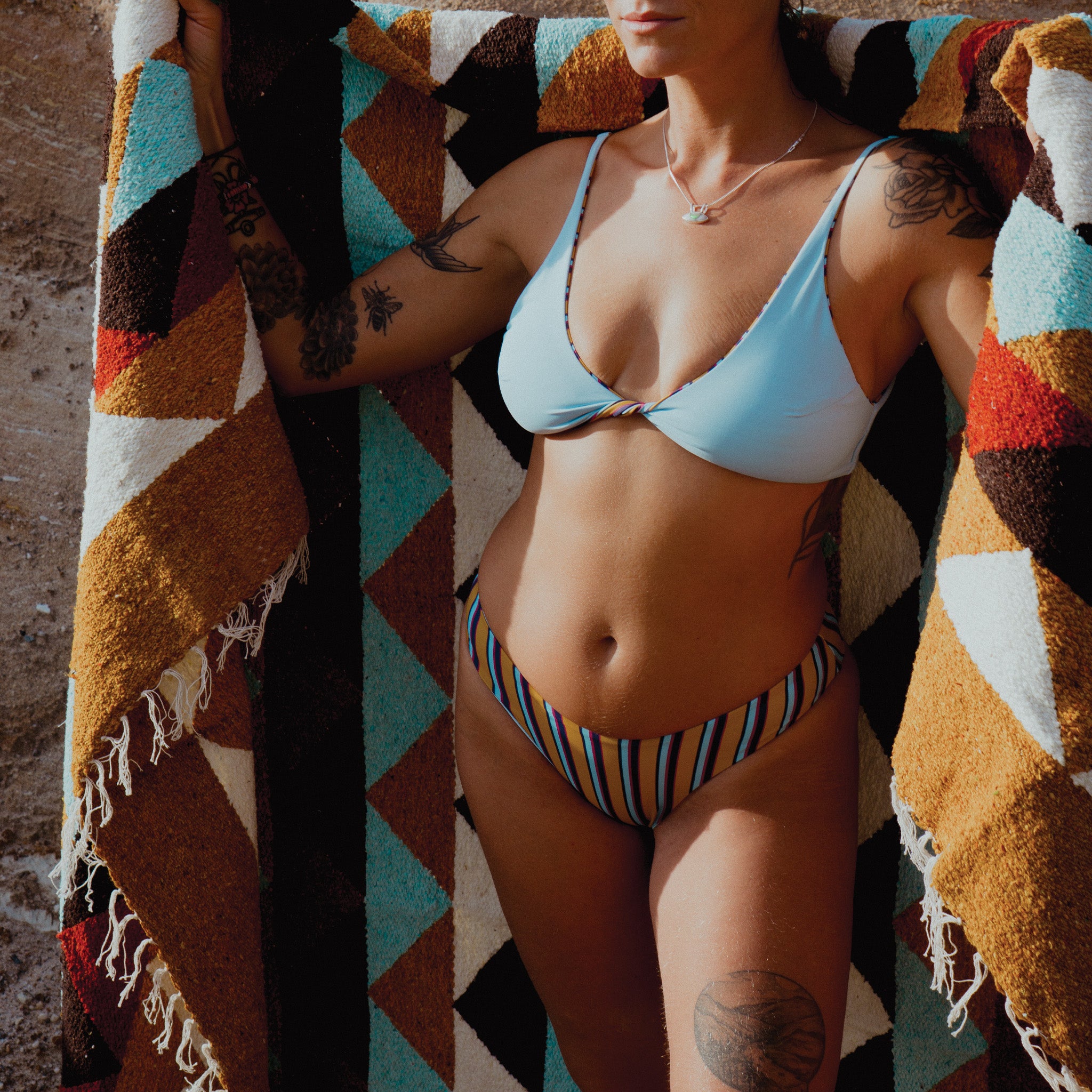 Strange Bikinis || Soquel Bottom || Taffy Stripe