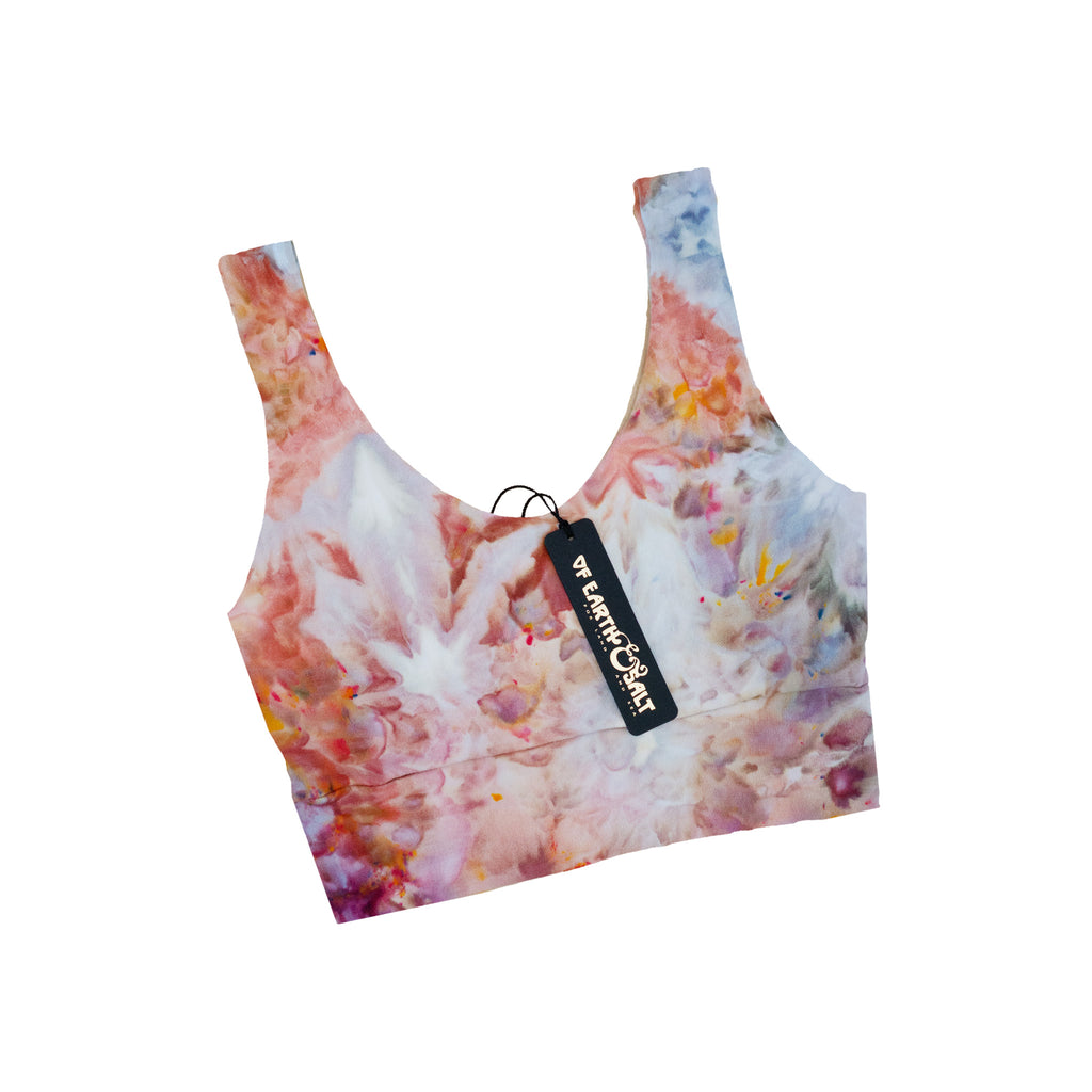 Crop Tank || Ice Dye || Ocean Jasper