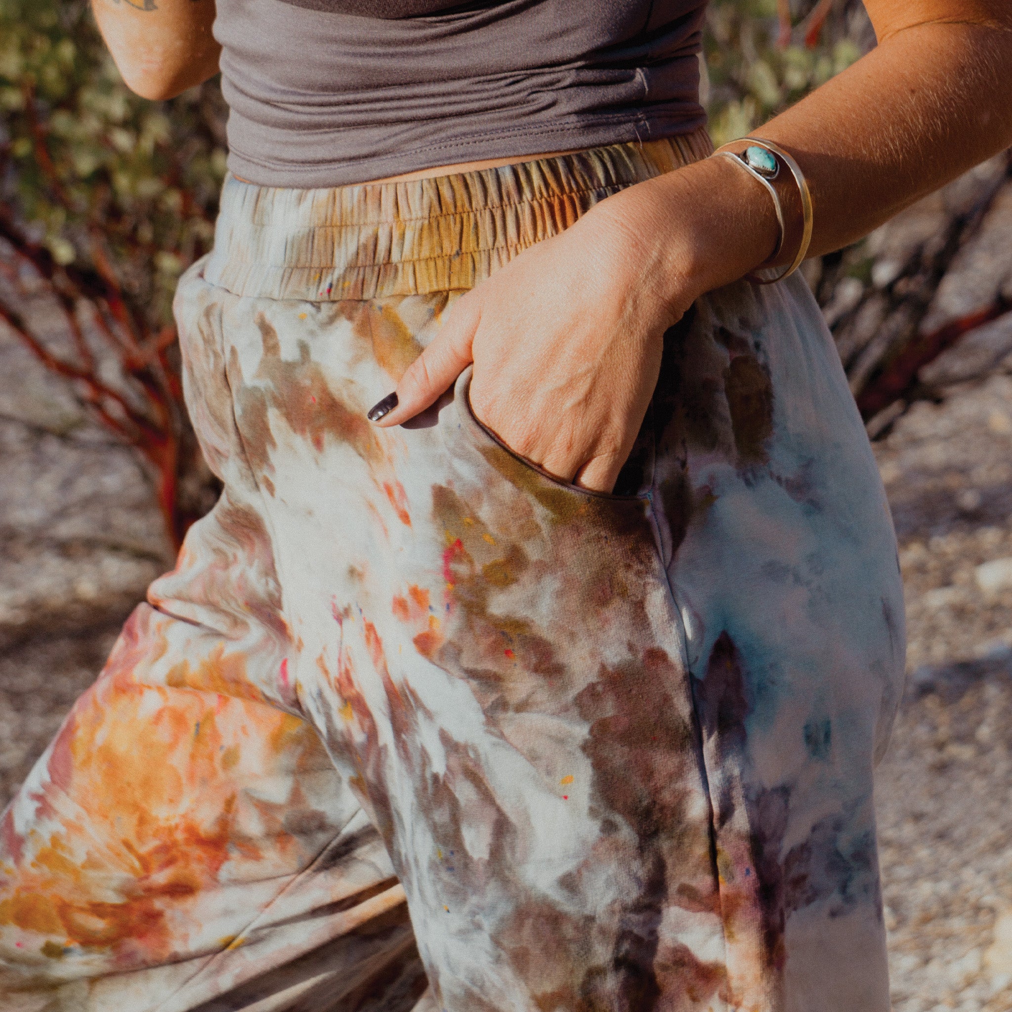Hand-Dyed Jogger || Ice Dye || Nova