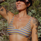 Strange Bikinis || Verdi Top || Taffy Stripe