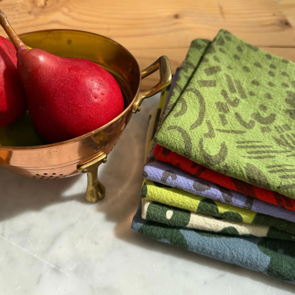 Textured Tea Towel || Celeste || Natural