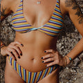 Strange Bikinis || Verdi Top || Taffy Stripe