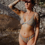 Strange Bikinis || Verdi Top || Taffy Stripe
