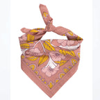 Hand-Printed Cotton Bandana