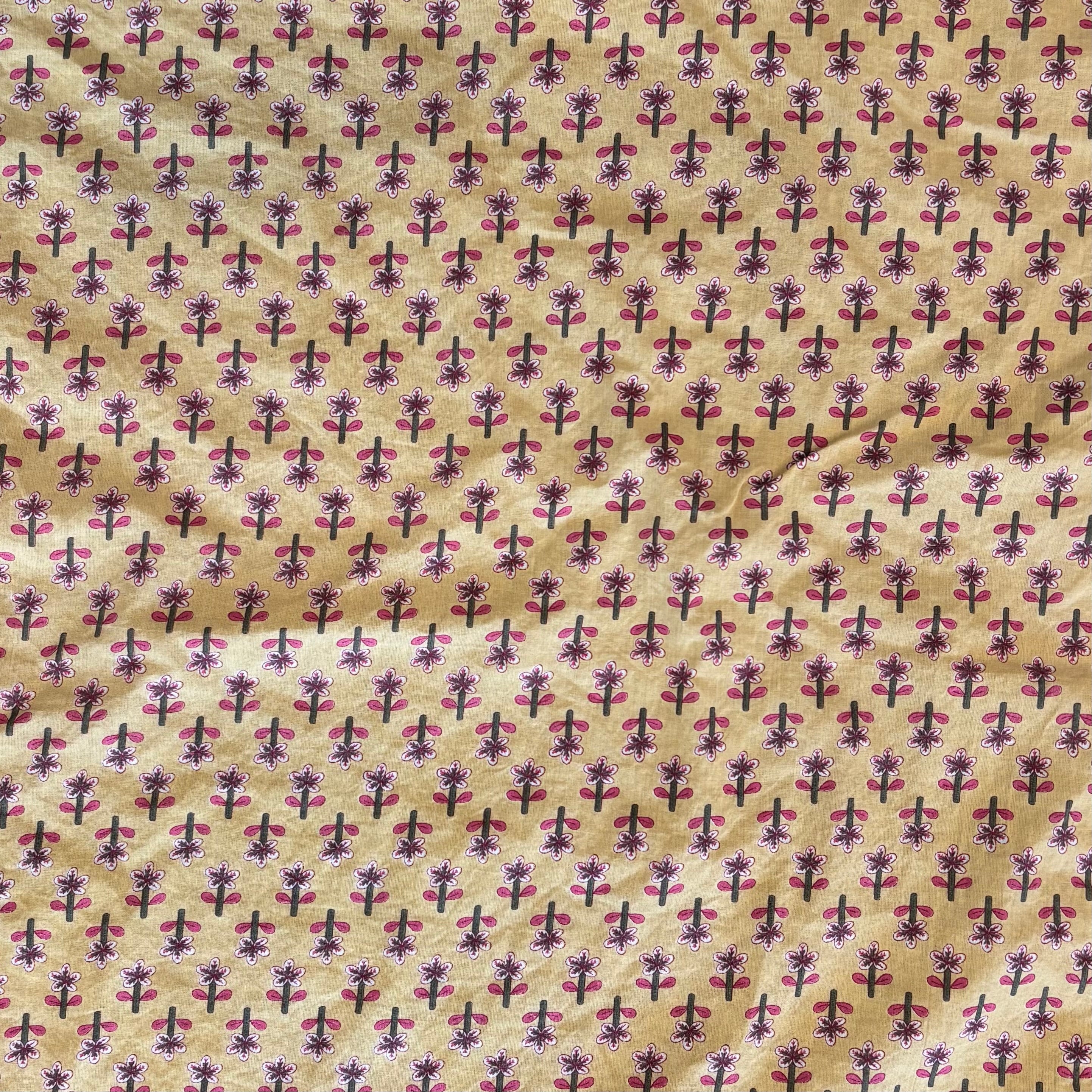 Hand-Printed Cotton Bandana