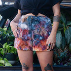 Velour Jogger Shorts || Ocean Jasper || FINAL SALE