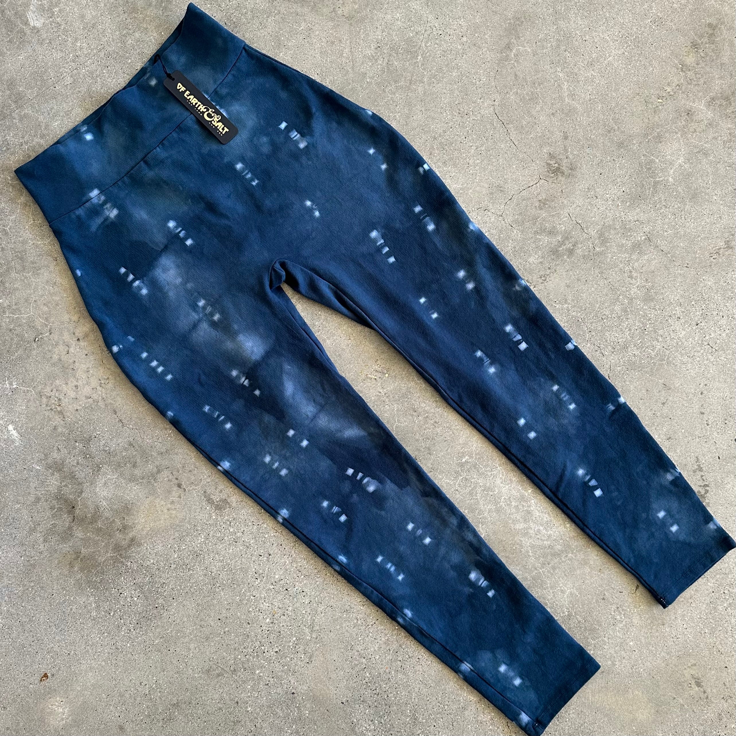 Hand-Dyed Leggings || Nirvana || Raven