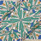Hand-Printed Cotton Bandana