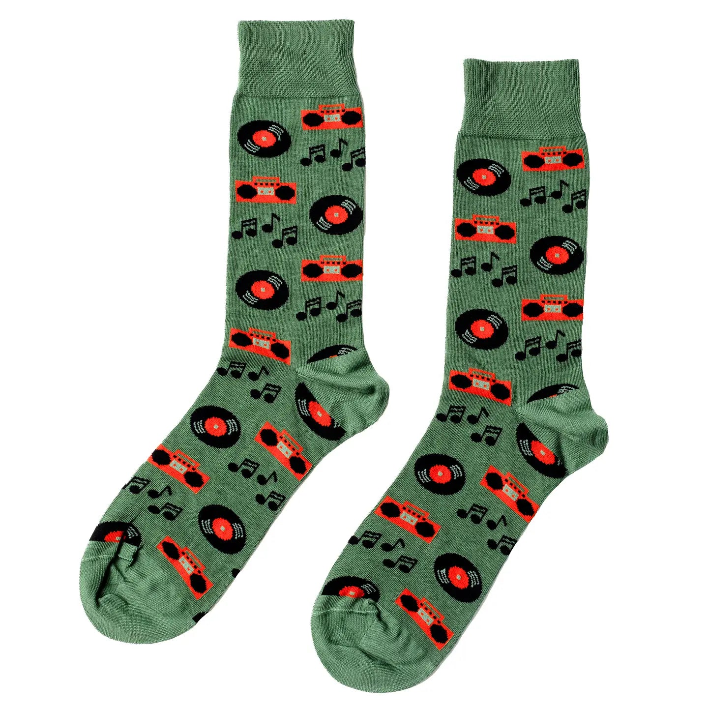 Crew Socks || Vinyl Record