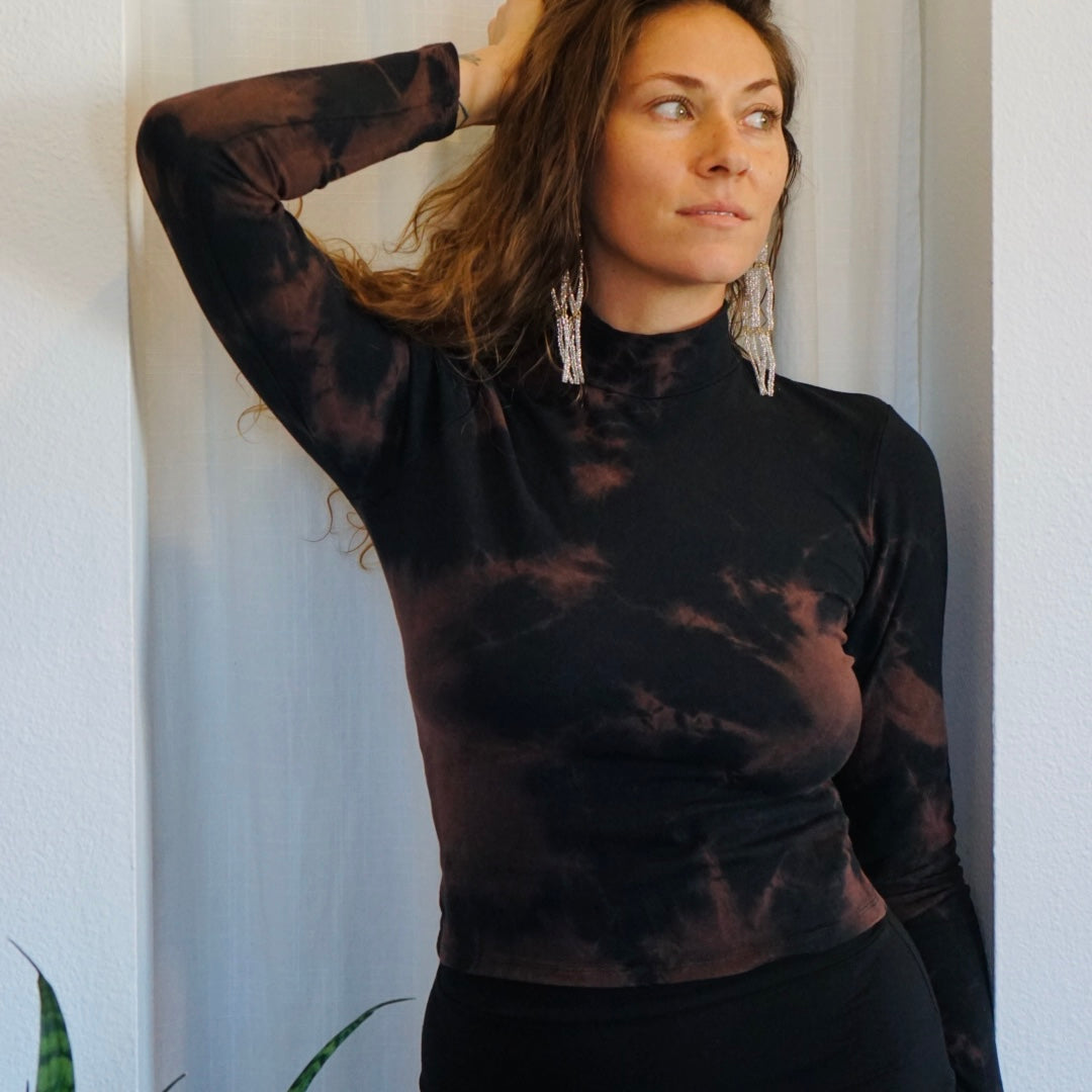 Mock Turtleneck || Autumn Embers