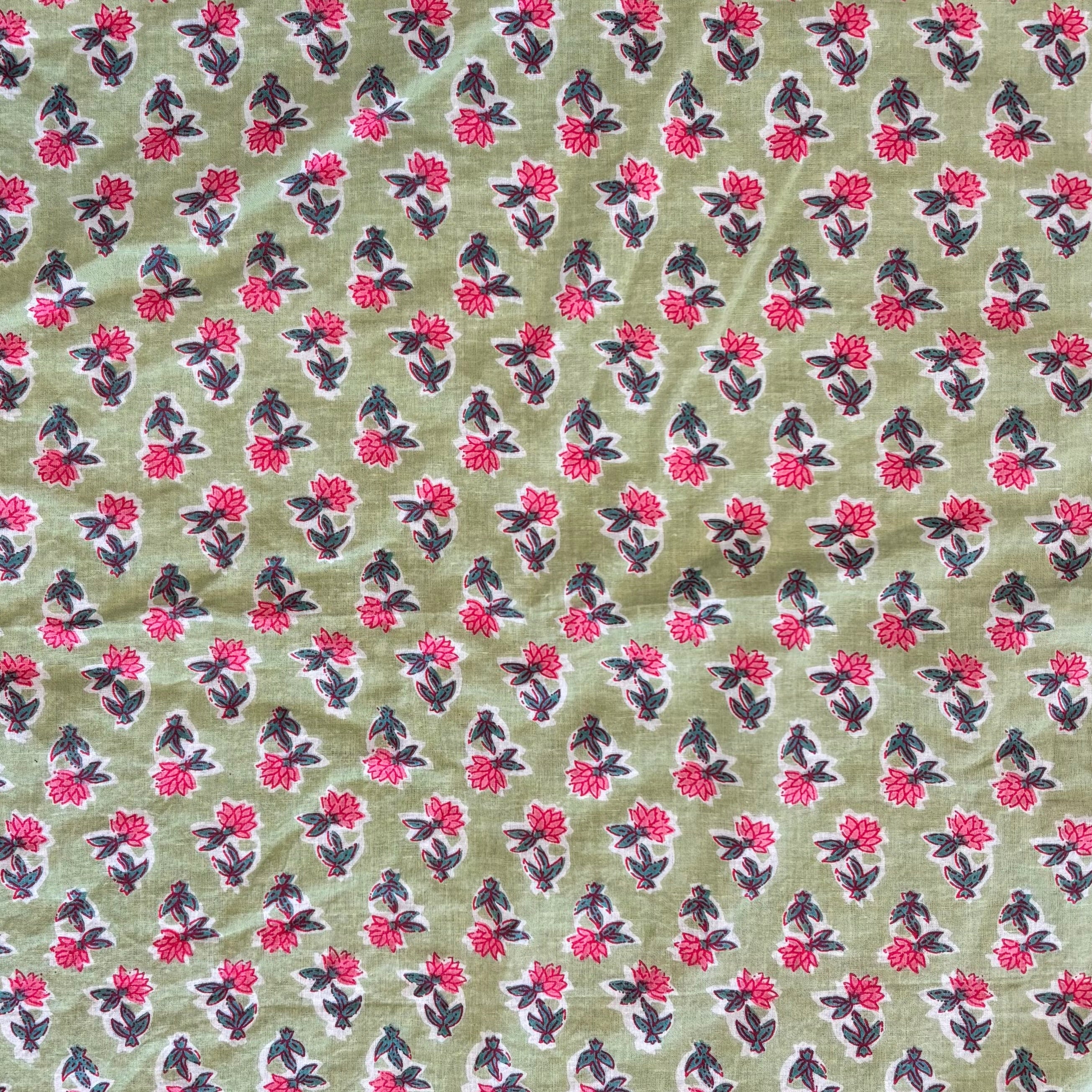 Hand-Printed Cotton Bandana