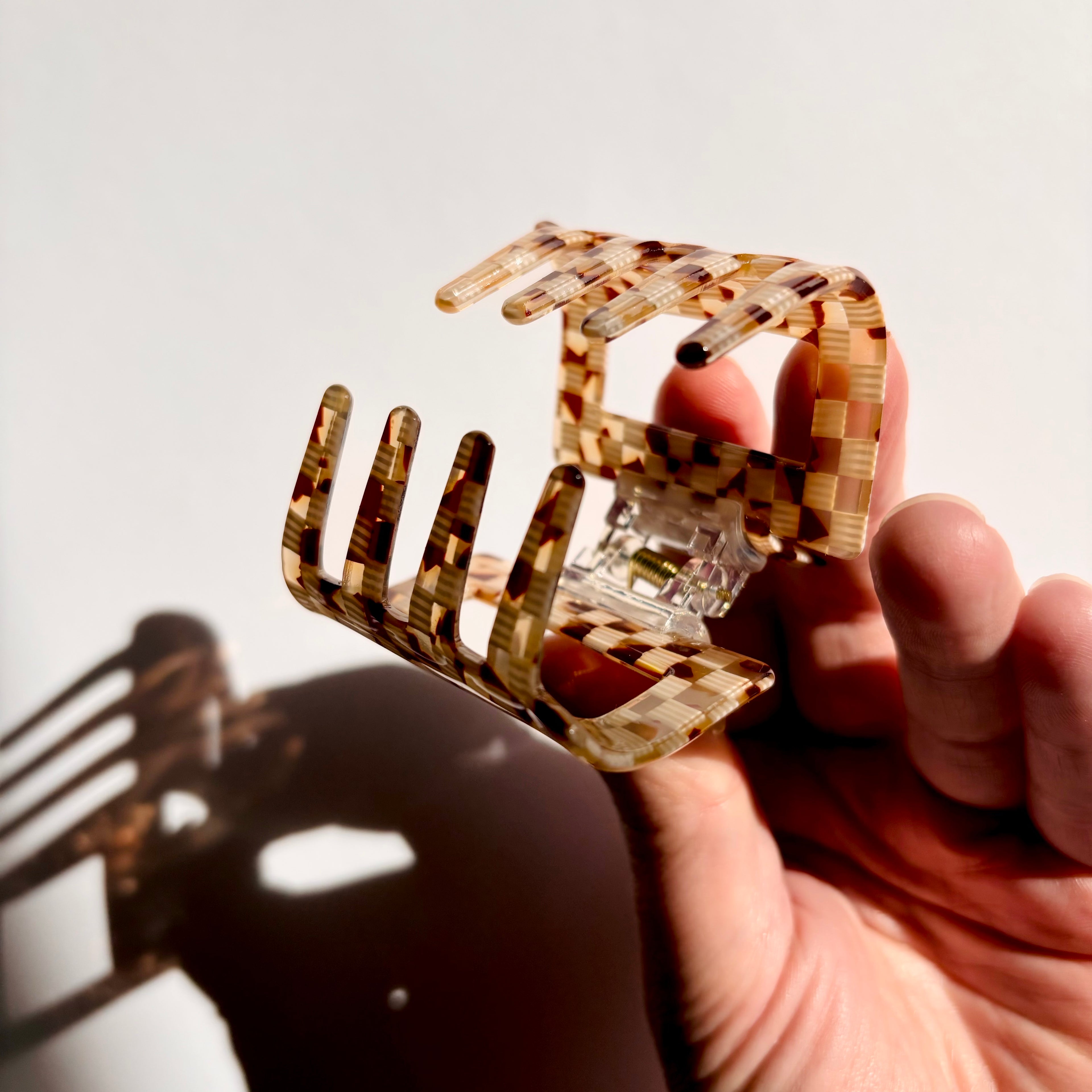 Checkerboard  Hair Claw