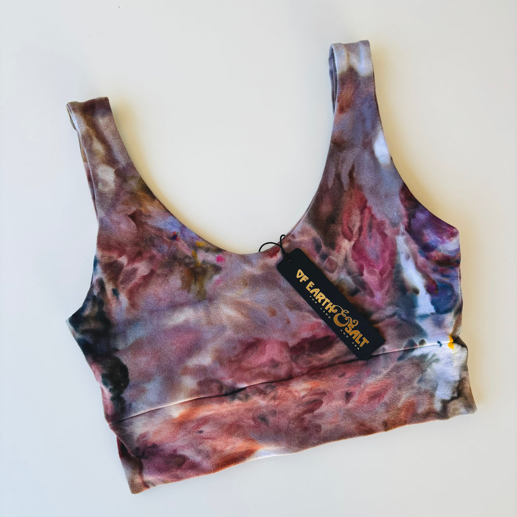 Crop Tank || Ice Dye || Ocean Jasper