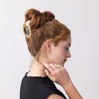 Rosehip Flower Acetate Hair Claw