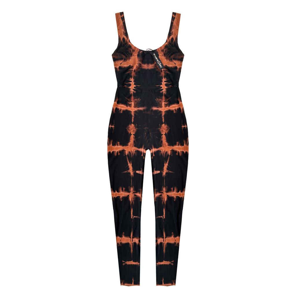 Soleil Catsuit || Shibori Squares || Embers