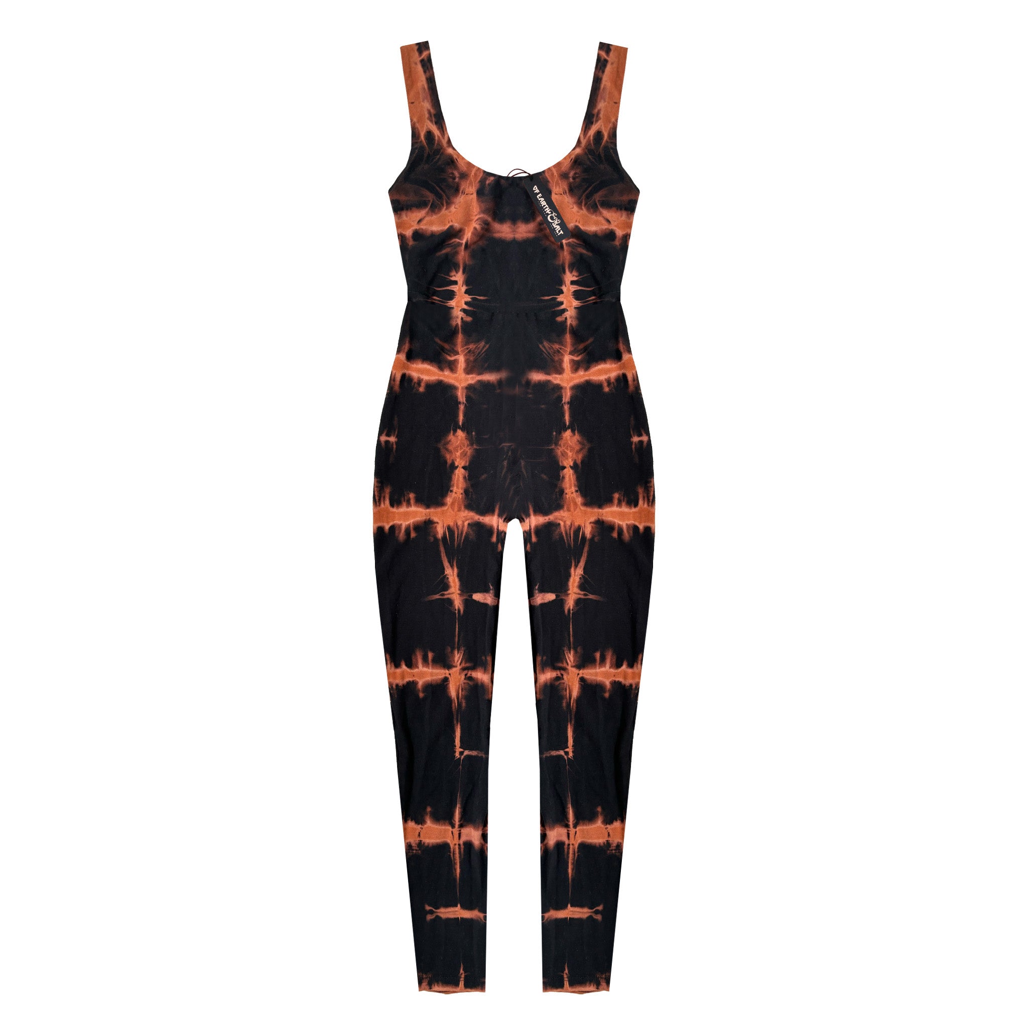 Soleil Catsuit || Shibori Squares || Embers