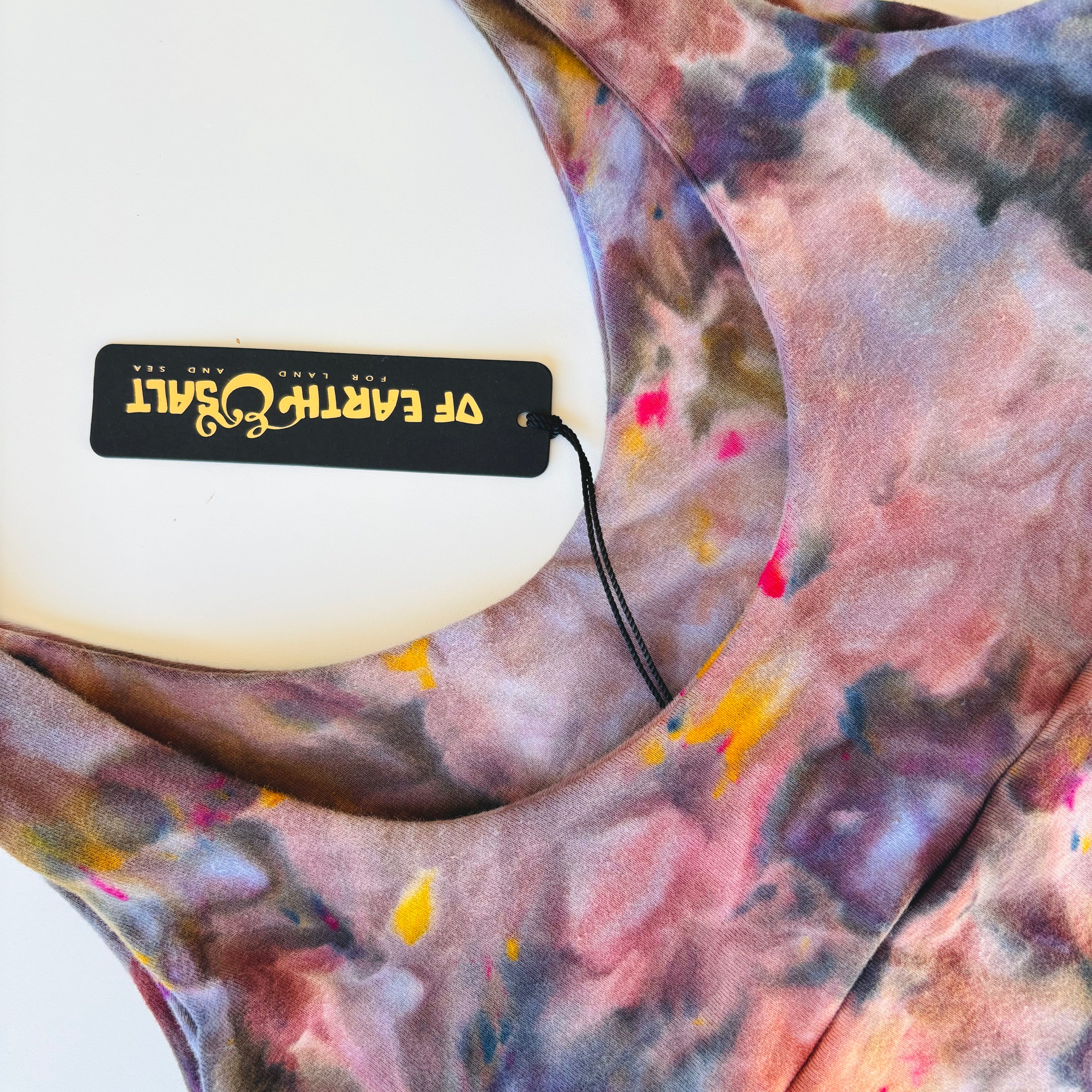 Crop Tank || Ice Dye || Ocean Jasper