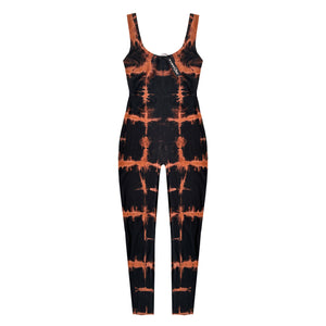 Soleil Catsuit || Shibori Squares || Embers